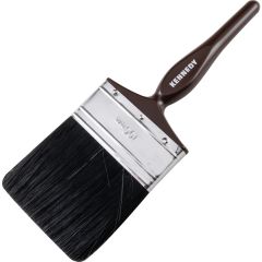 Kennedy - 4in., Flat, Natural Bristle, Paint Brush, Handle Plastic - KEN5331240K