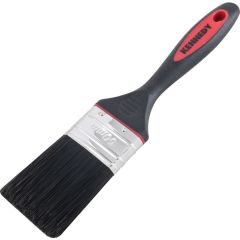 Kennedy - 2in., Flat, Synthetic Bristle, Angle Brush, Handle Rubber - KEN5336768K