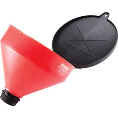 Kennedy - Funnel Lockable Lid, 253mm, Polyethylene, Straight Rigid Spout - KEN5402680K
