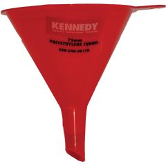 Kennedy - Funnel, 75mm, Polyethylene, Straight Rigid Spout - KEN5402817K