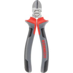 Kennedy Pro - Side Cutters, Max Cut Capacity 4mm, Bi-Material, 165mm Overall Length - KEN5582010K