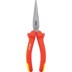 Kennedy Pro - Needle Nose Pliers, Serrated, High Carbon Alloy Steel, 205mm, Insulated, VDE - KEN5585040K