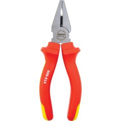 Kennedy Pro - Combination Pliers, Serrated, High Carbon Alloy Steel, 160mm, Insulated, VDE - KEN5585140K