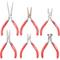 Kennedy - Miniature Nippers and Pliers Set, Chrome Nickel Steel, 150mm, 6 Pieces - KEN5587470K