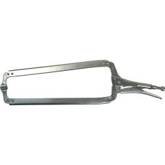 Kennedy - 16in./400mm Locking C-Clamp, Steel Jaw, Ergonomic Handle - KEN5589360K