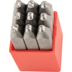Kennedy - 3.0mm, 0 to 9, Positive Indent, Hand Stamp - KEN5606020K