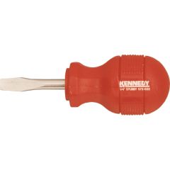 Kennedy - Stubby Flat Head Screwdriver Slotted 6.5mm x 38mm - KEN5720320K