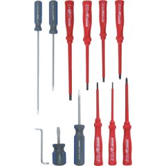 Kennedy - Flared/Parallel/Phillips, Screwdriver Bit, Set of 12 - KEN5725920K