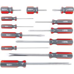 Kennedy - Flared/Parallel/Phillips, Screwdriver Set, Set of 12 - KEN5725940K