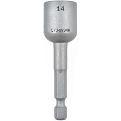 Kennedy - Screwdriver Bit, 14mm, Socket, 1/4" Hex - KEN5738934K