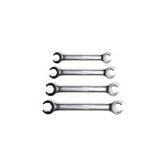 Kennedy Pro - Imperial, Flare Nut Spanner Set, 5/16 - 11/16in., Set of 4, Chrome Vanadium Steel - KEN5821170K