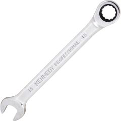 Kennedy Pro - Double End, Ratcheting Combination Spanner, 15mm, Metric - KEN5822170K