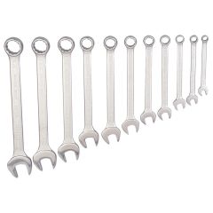 Kennedy - Metric, Combination Spanner Set, 26mm - 50mm, Set of 11, Chrome Vanadium Steel - KEN5822980K