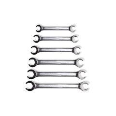Kennedy - Metric, Flare Nut Spanner Set, 6 - 22mm, Set of 6, Chrome Vanadium Steel - KEN5823650K