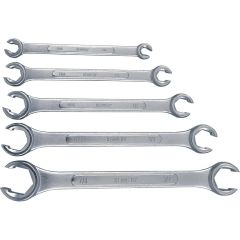 Kennedy - Imperial, Flare Nut Spanner Set, 1/4 - 7/8in., Set of 5, Chrome Vanadium Steel - KEN5823659K