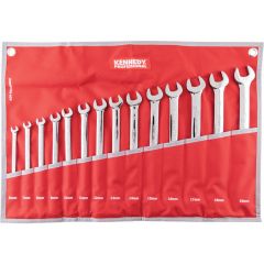 Kennedy Pro - Metric, Combination Spanner Set, 6 - 19mm, Set of 14, Chrome Vanadium Steel - KEN5823960K