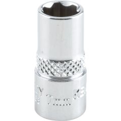 Kennedy Pro - 1/4in. Drive, Standard KenGrip® Socket, 7mm, Metric, Chromed Finish - KEN5824166K
