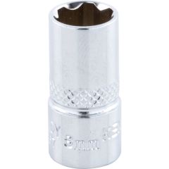 Kennedy Pro - 1/4in. Drive, Standard KenGrip® Socket, 8mm, Metric, Chromed Finish - KEN5824167K