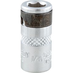 Kennedy - 1/4in. Drive, Standard Hexagon Bit Socket, 1/4in. Imperial, Chromed Finish - KEN5824230K