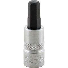 Kennedy - 1/4in. Drive, Standard Hexagon Bit Socket, 6mm, Metric, Polished Finish - KEN5824820K