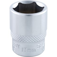 Kennedy - 3/8in. Drive, Standard Hexagon Socket, 17mm, Metric, Chromed Finish - KEN5825565K