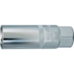 Kennedy - 3/8in. Drive, Spark Plug Compatible, Spark Plug Hex Socket, M14, Metric, Polished Finish - KEN5825660K