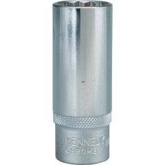 Kennedy - 3/8in. Drive, Deep Bi-Hexagon Socket, 7/16in. AF, Polished Finish - KEN5825880K