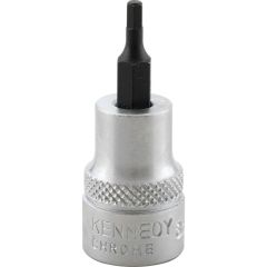 Kennedy - 3/8in. Drive, Standard Hexagon Bit Socket, 3mm, Metric, Chromed Finish - KEN5826000K