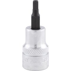 Kennedy - 3/8in. Drive, Standard Hexagon Bit Socket, 4mm, Metric, Chromed Finish - KEN5826010K