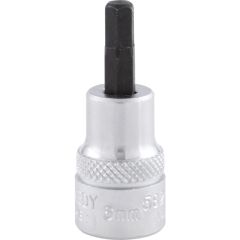 Kennedy - 3/8in. Drive, Standard Hexagon Bit Socket, 8mm, Metric, Chromed Finish - KEN5826040K
