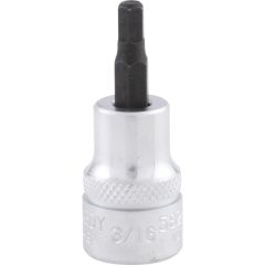 Kennedy - 3/8in. Drive, Standard Hexagon Bit Socket, 3/16in. Imperial, Chromed Finish - KEN5826100K