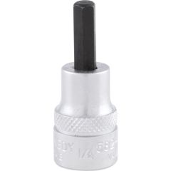 Kennedy - 3/8in. Drive, Standard Hexagon Bit Socket, 1/4in. Imperial, Chromed Finish - KEN5826120K