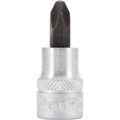 Kennedy - 3/8in. Drive, Standard Screwdriver Bit Socket, No. 3, Phillips, Chromed Finish - KEN5826203K