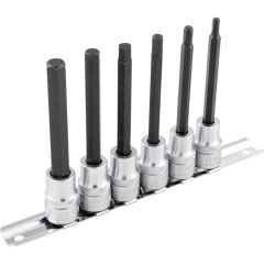 Kennedy - 3/8in. Drive, Socket and Bit Set, Metric, 4mm - 10mm, Set of 6, Chromed Finish - KEN5826324K