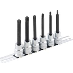 Kennedy - 3/8in. Drive, Socket and Bit Set, Metric, T20 - T50, Set of 6, Chromed Finish - KEN5826340K