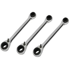 Kennedy Pro - Metric, Ratchet Spanner Set, 8 - 19mm, Set of 3, Chrome Vanadium Steel - KEN5826860K