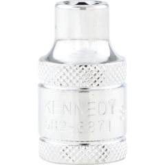 Kennedy Pro - 1/2in. Drive, Standard KenGrip® Socket, 8mm, Metric, Chromed Finish - KEN5826871K