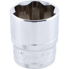 Kennedy Pro - 1/2in. Drive, Standard KenGrip® Socket, 30mm, Metric, Chromed Finish - KEN5826893K