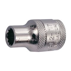Kennedy - 1/2in. Drive, Standard Bi-Hexagon Socket, 3/4in. AF, Chromed Finish - KEN5827240K