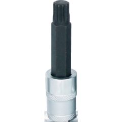 Kennedy - 1/2in. Drive, Standard Screwdriver Bit Socket, M12, Metric, Polished Finish - KEN5827330K
