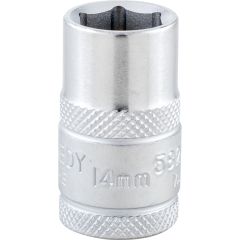 Kennedy - 1/2in. Drive, Standard Hexagon Socket, 14mm, Metric, Polished Finish - KEN5827352K