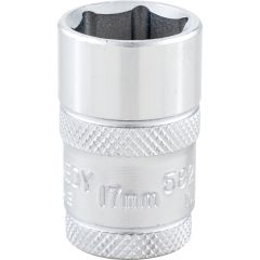 Kennedy - 1/2in. Drive, Standard Hexagon Socket, 17mm, Metric, Polished Finish - KEN5827355K