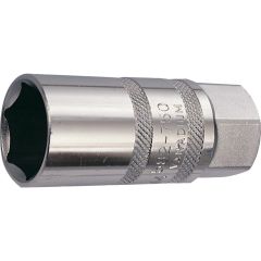 Kennedy - 1/2in. Drive, Spark Plug Compatible, Spark Plug Hex Socket, M14, Metric, Polished Finish - KEN5827500K