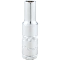 Kennedy - 1/2in. Drive, Deep Bi-Hexagon Socket, 10mm, Metric, Polished Finish - KEN5827530K