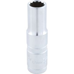 Kennedy - 1/2in. Drive, Deep Bi-Hexagon Socket, 13mm, Metric, Polished Finish - KEN5827560K