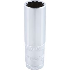 Kennedy - 1/2in. Drive, Deep Bi-Hexagon Socket, 21mm, Metric, Polished Finish - KEN5827630K