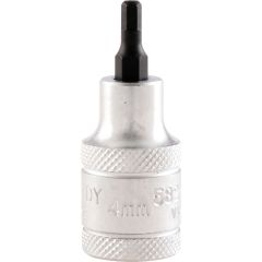 Kennedy - 1/2in. Drive, Standard Hexagon Bit Socket, 55mm, Metric, Chromed Finish - KEN5827840K