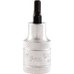 Kennedy - 1/2in. Drive, Standard Hexagon Bit Socket, 55mm, Metric, Chromed Finish - KEN5827841K