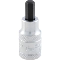Kennedy - 1/2in. Drive, Standard Hexagon Bit Socket, 8mm, Metric, Chromed Finish - KEN5827844K