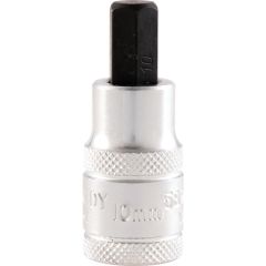 Kennedy - 1/2in. Drive, Standard Hexagon Bit Socket, 10mm, Metric, Chromed Finish - KEN5827845K